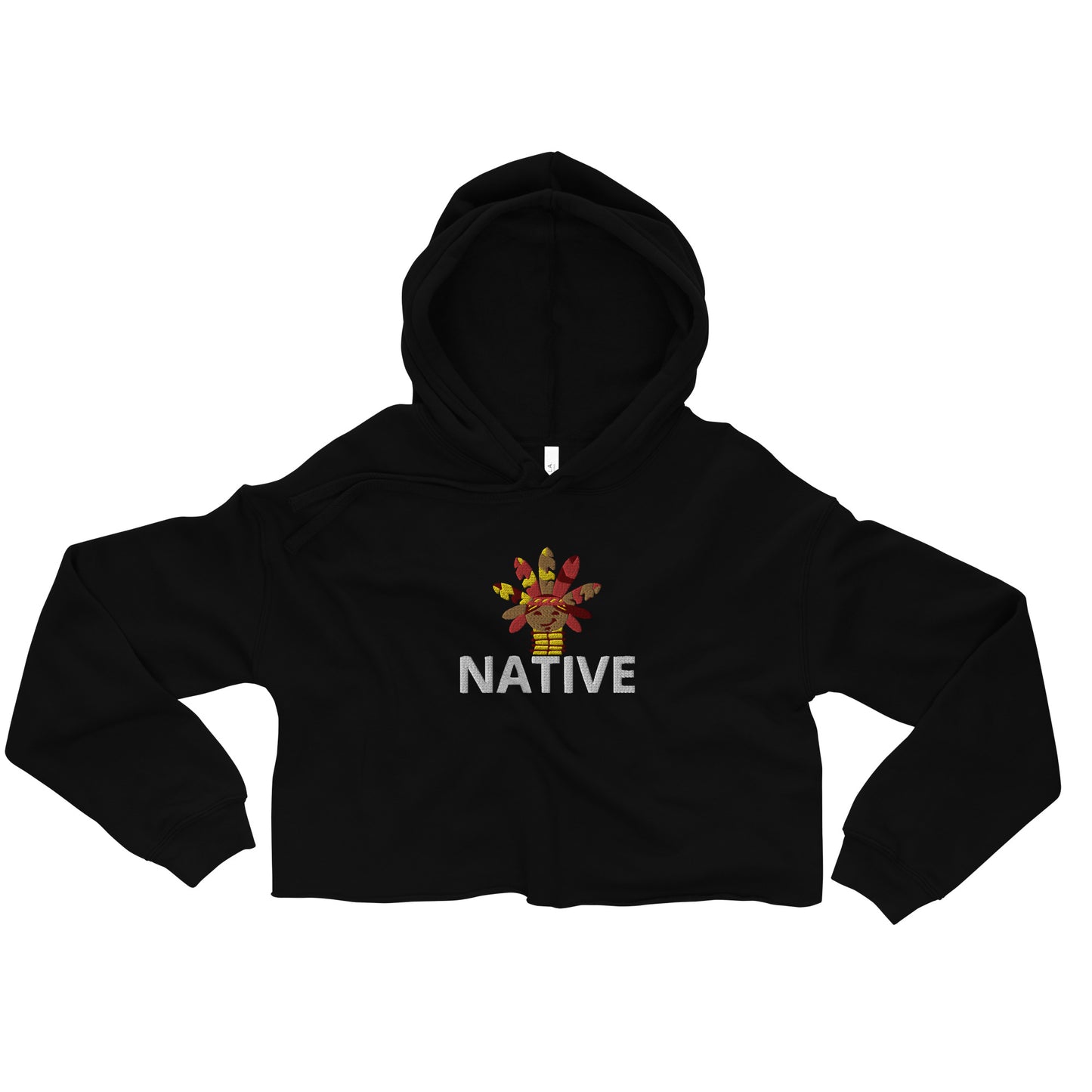 Native Crop Hoodie (EMBROIDERED)