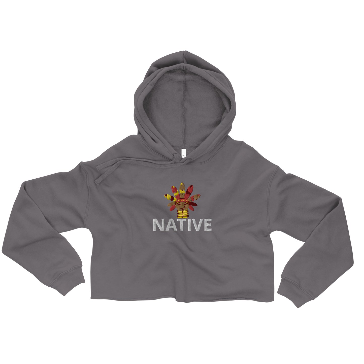 Native Crop Hoodie (EMBROIDERED)